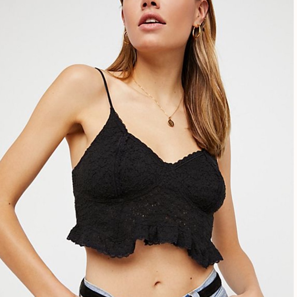 Free people Fleur De Lys Crop Cami